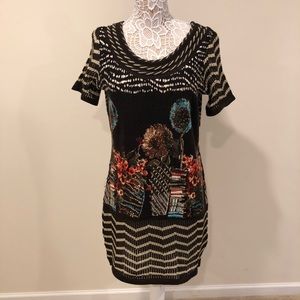 Gorgeous knitted flowers dress